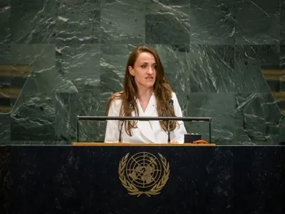 Drona de la Galați, reuniune ONU (sursa: Facebook/Ministerul Afacerilor Externe)