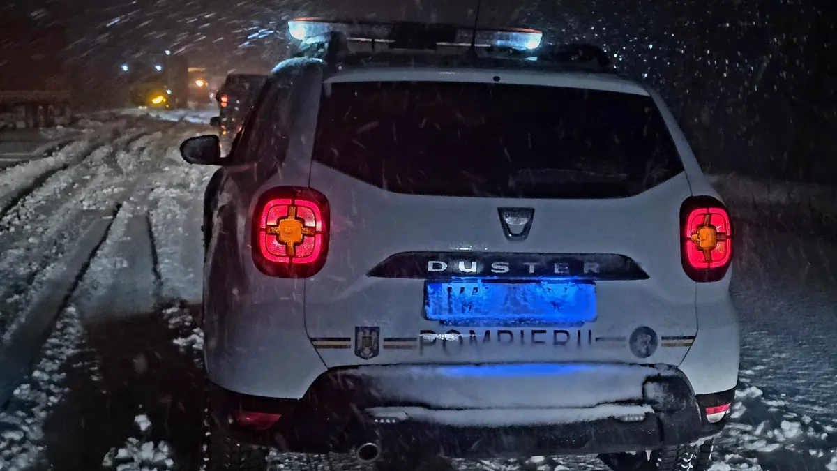 Avertizare ANM, cod galben până duminică (sursa: Facebook/IGSU - Inspectoratul General pentru Situatii de Urgenta, Romania)