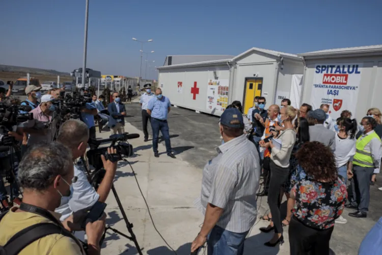 Spitalul modular COVID din Iași, dezastru (sursa: ziaruldeiasi.ro)