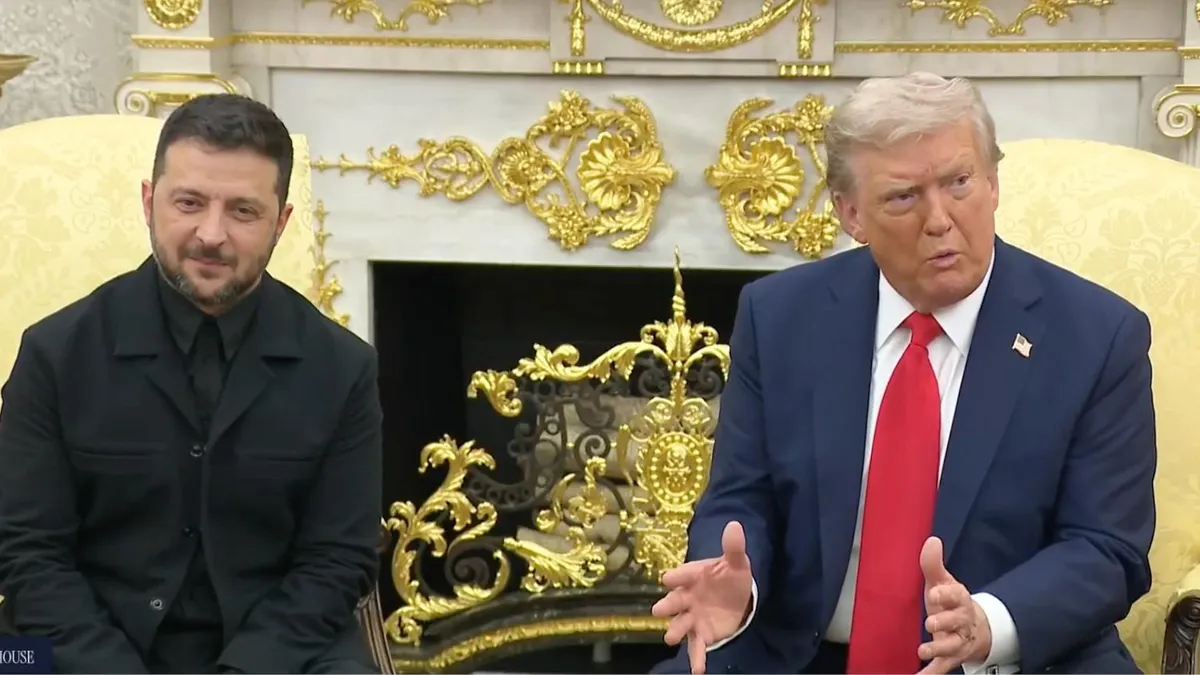 Zelenski, în sacou, la Casa Albă (sursa: Facebook/The White House)