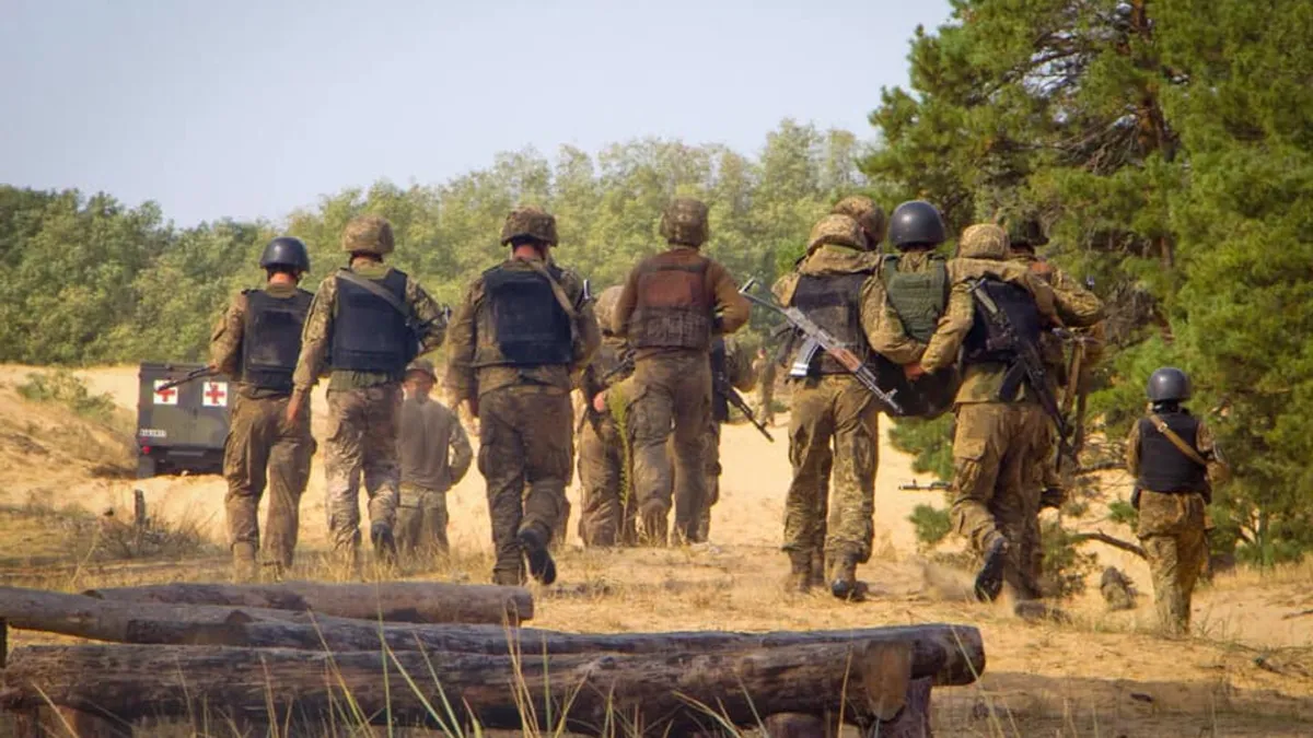 Forțele de elită ucrainene fac pregătiri la Cernobîl (sursă: Facebook/Ministry of Defence of Ukraine)