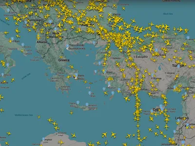 Trafic aerian suspendat pe aeroporturile din Grecia (sursa: ertnews.gr)
