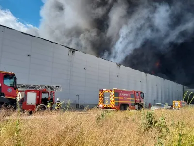 Incendiu de proporții în zona Bolintin (sursa: Facebook/ISU Giurgiu)