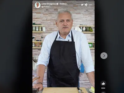 Dragnea are emisiune online de gătit (sursa: Facebook/Liviu Dragnea)