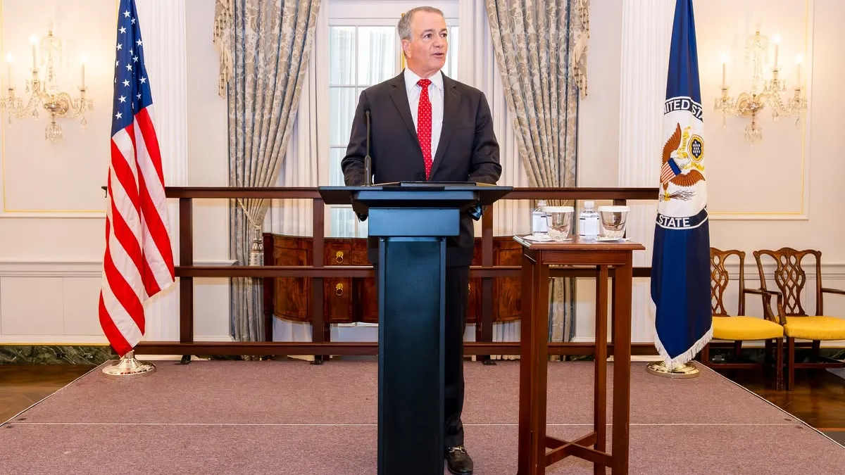 Darryl Nirenberg, noul ambasador al SUA în România (sursa: Facebook/U.S. Embassy Bucharest)