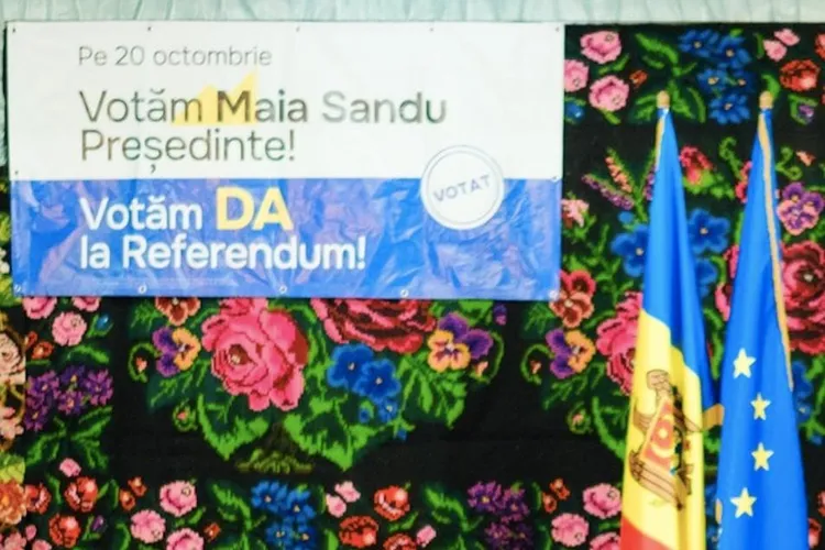 Referendumul european al Moldovei, rezultat șocant (sursa: Facebook/Maia Sandu)