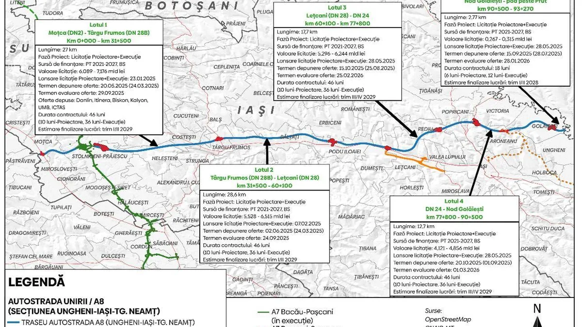 Autostrada A8, mai aproape de abandon (sursa: ziaruldeiasi.ro)