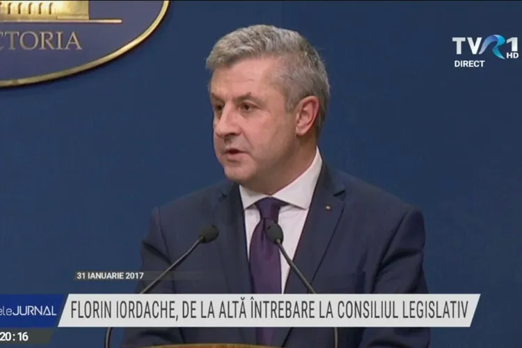 Florin Iordache lovește Guvernul Foto: captura video