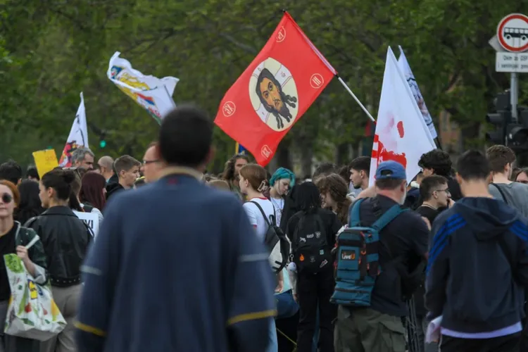Serbia, proteste de amploare ale liceenilor (sursa: dnevnik.rs)