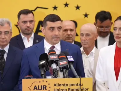 George Simion vrea să fie rugat să-i dea voturile lui Veștea Foto: captură video