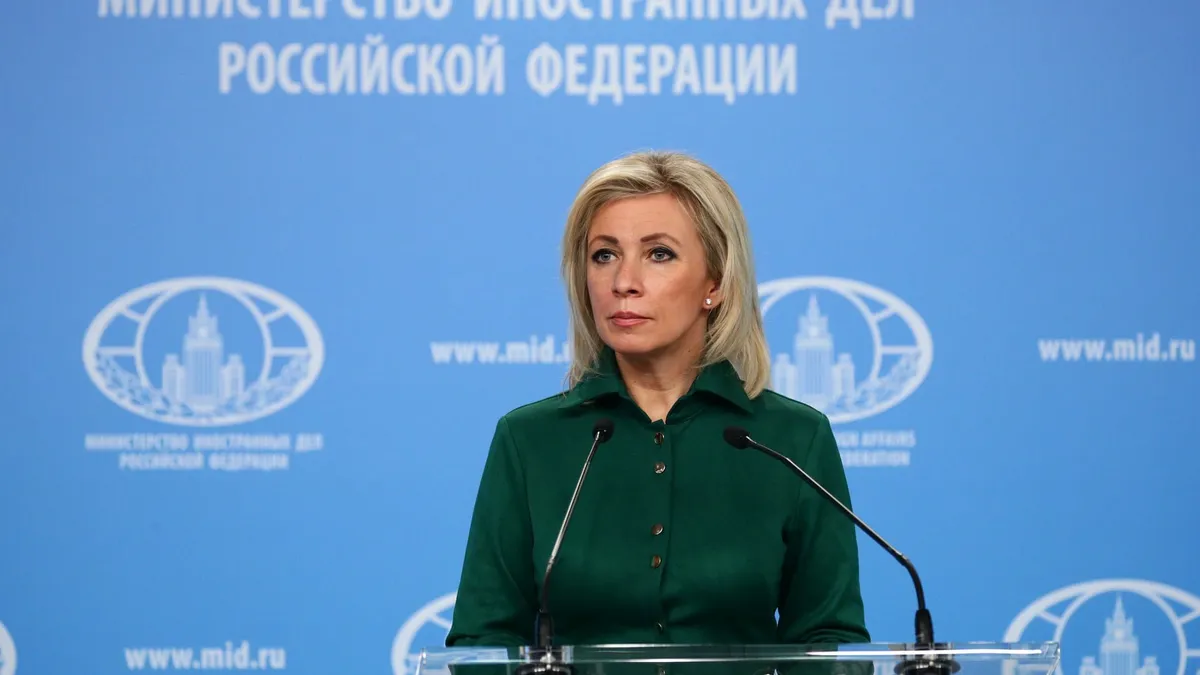 Rusia reduce numărul diplomaților din Ucraina, a anunțat Zaharova (sursa: Facebook/Russian  Foreign Ministry)