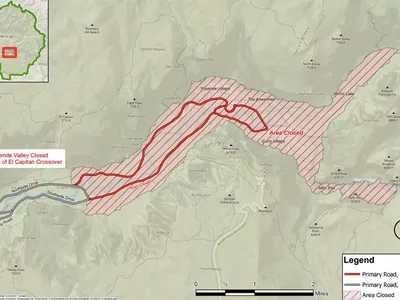 "Marea topire" închide Parcul Național Yosemite (sursa: nps.gov/yose)