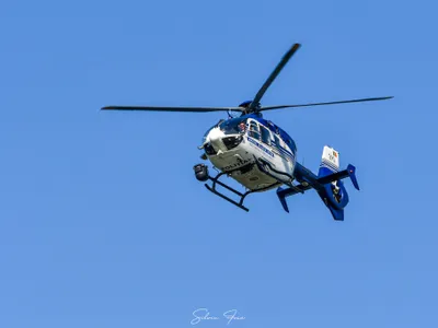 Elicoptere ale Poliției monitorizează drumurile naționale (sursa: Facebook/Silviu Foca Photography Art) 5m