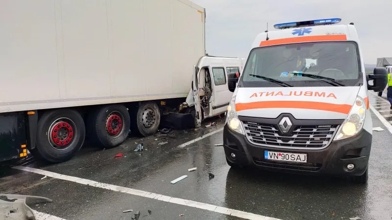 Cea mai dură fotografie din trafic (sursa: SAJ Vrancea)