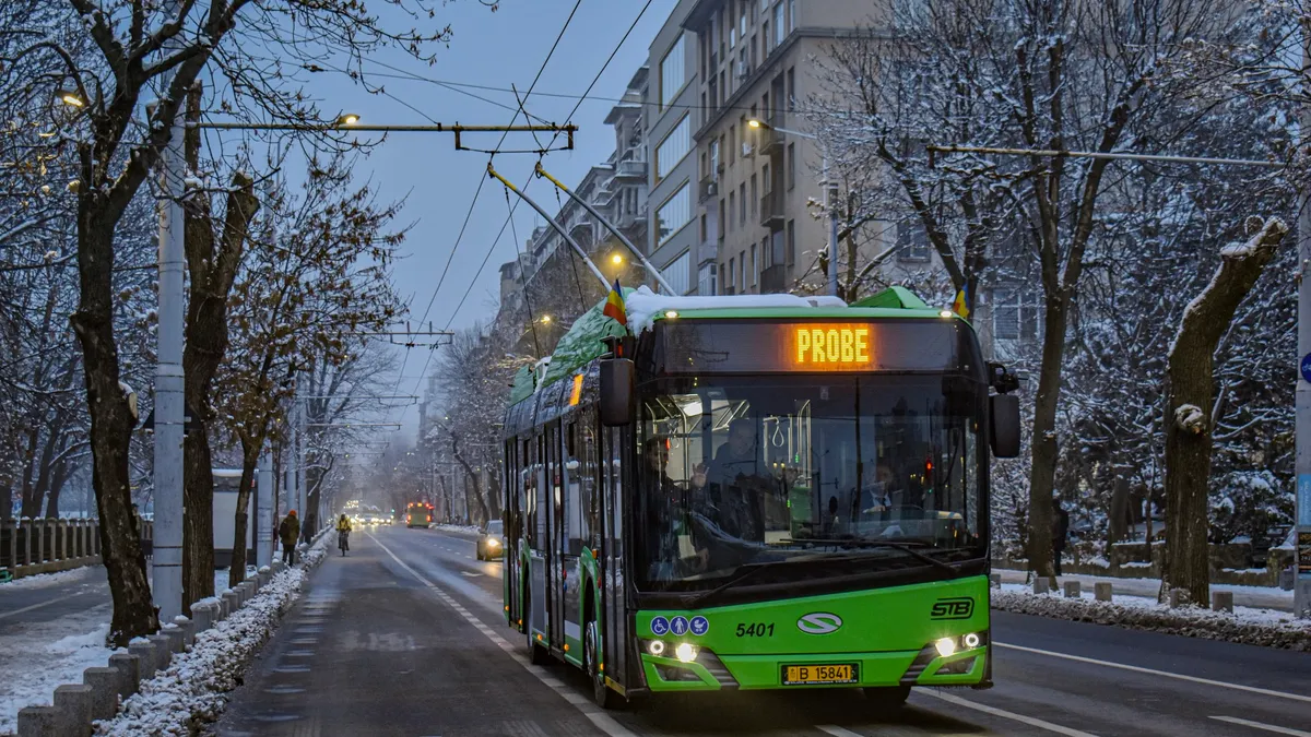 Prima linie de autobuz transformată în troleibuz  Foto: Stoican Dragoș-Andrei/Asociatia Metrou Usor