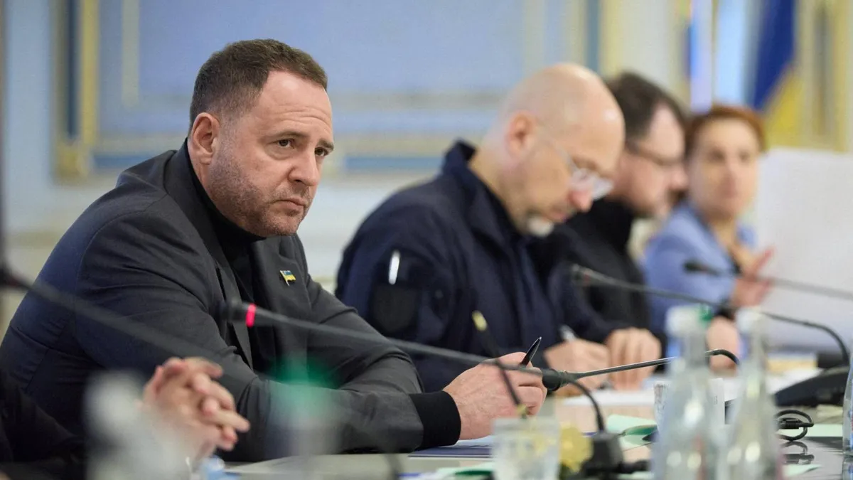 Șeful de cabinet al lui Zelenski demisionează (sursa: Facebook/Volodimir Zelenski)