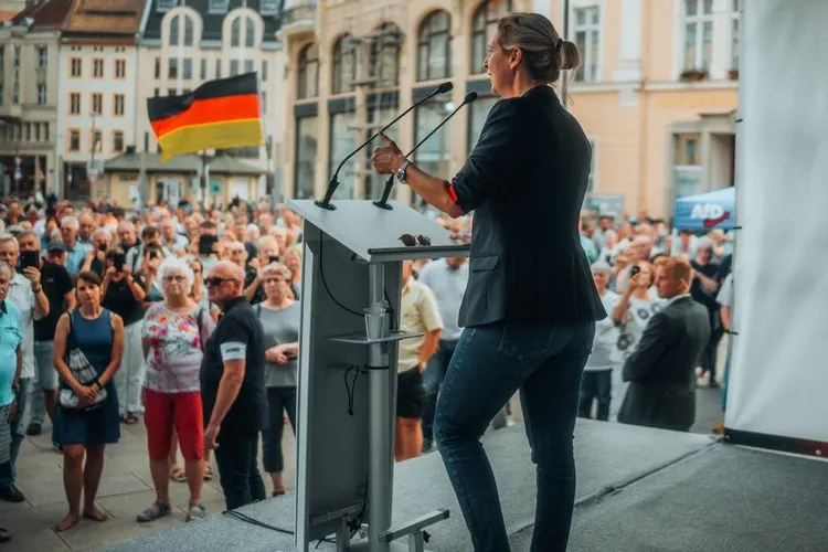 AfD, amendă uriașă pentru donații ilegale (sursa: Facebook/Alice Weidel)