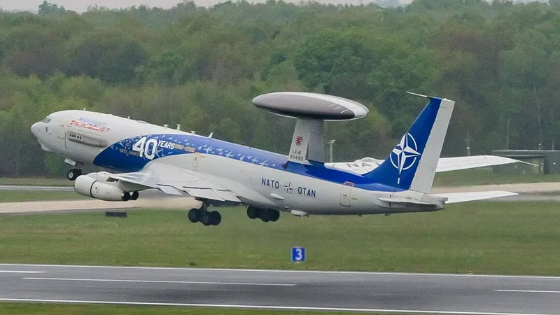 Aeroportul Otopeni devine baza avioanelor AWACS Foto: NATO Airborne Early Warning and Control Force