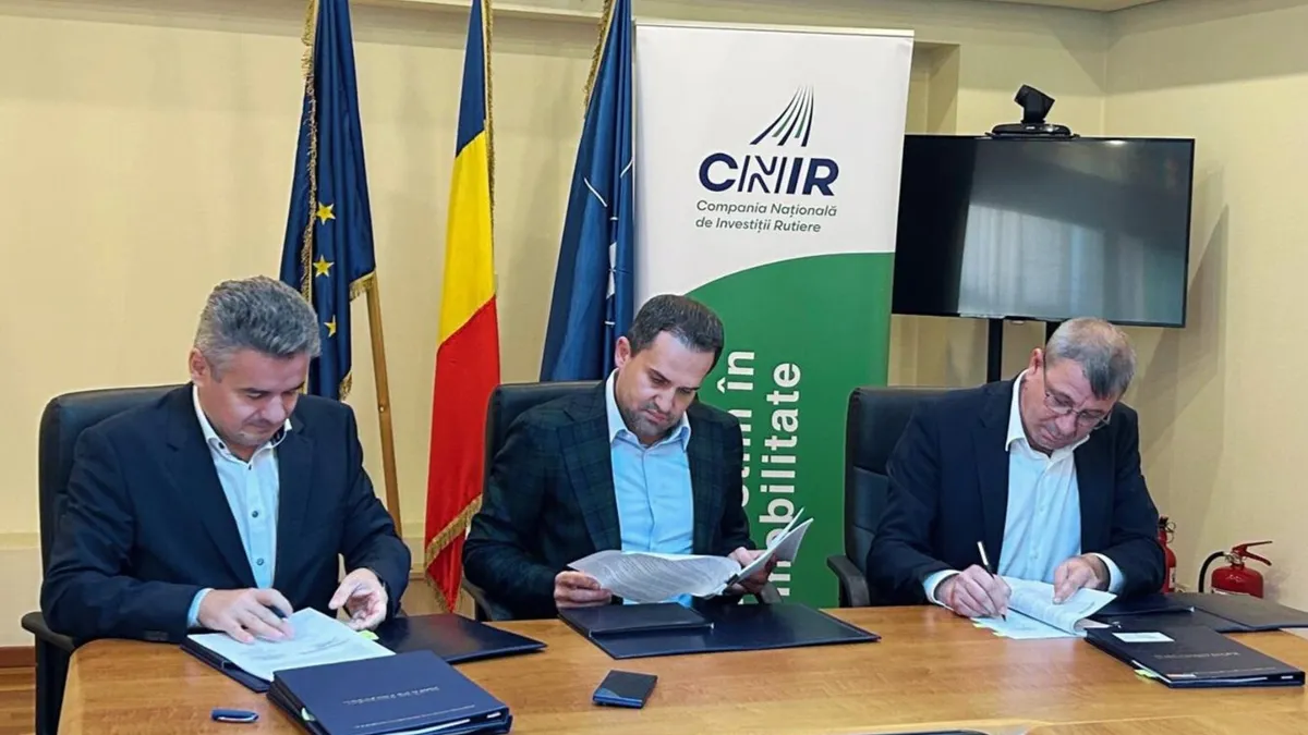 Începe execuția Autostrăzii Unirii (A8) (sursa: Facebook/Compania Națională de Investiții Rutiere)