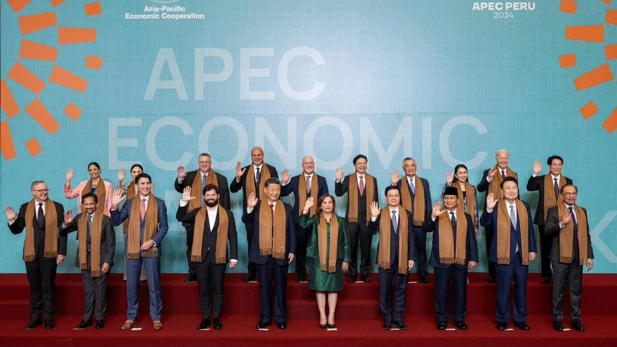 Președintele Chinei cere colaborare împotriva protecționismului (sursa: Facebook/APEC - Asia-Pacific Economic Cooperation)