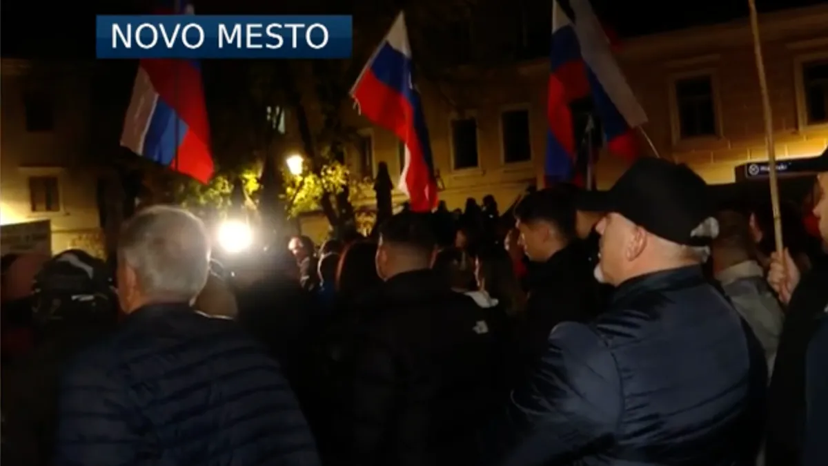 Proteste în Slovenia după uciderea unui bărbat (sursa: n1info.si)