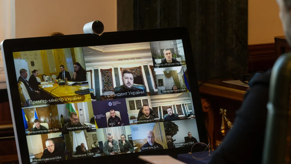 Rusia a atacat sistemul energetic al Ucrainei (sursa: Facebook/Volodimir Zelenski)