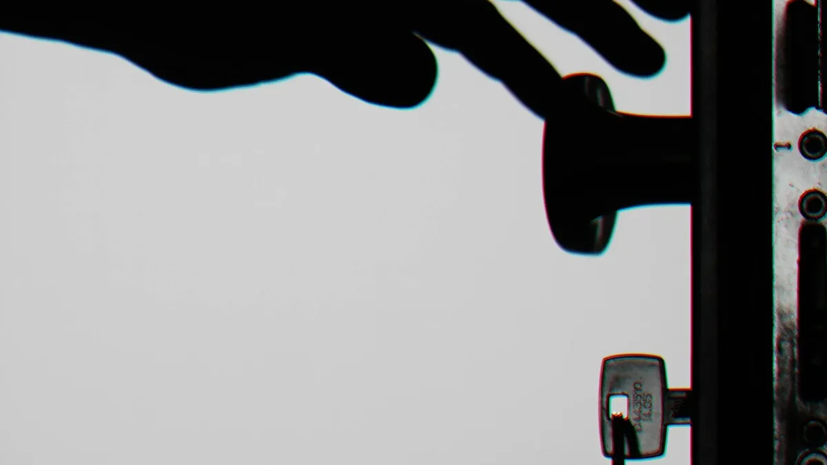 Cheie uitată în ușă, furt facil (sursa: Pexels/George Becker)