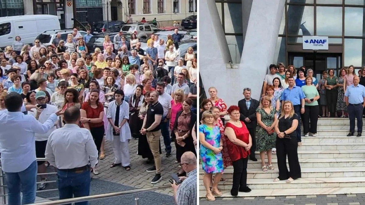 La ce direcție lucrează bufetierii din ministerul de Finanțe  și ce salarii sunt în acest minister Grupaj foto: Antena 3