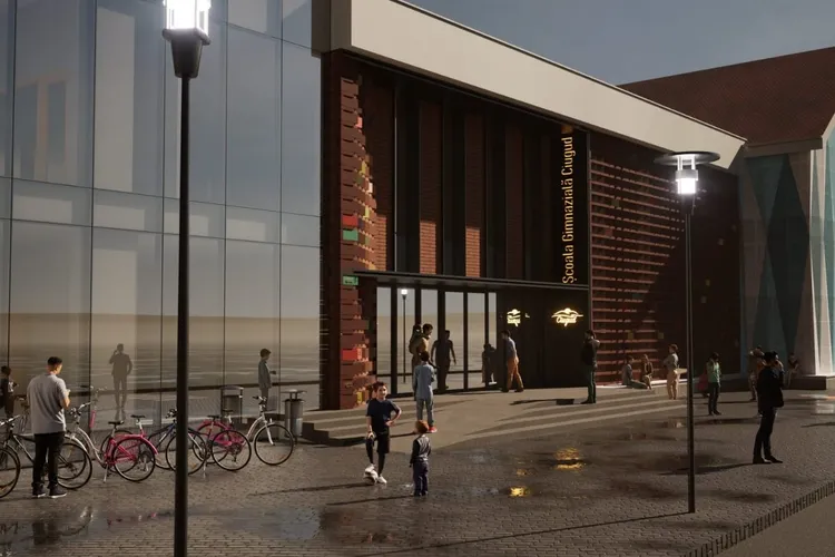 Primarul din Ciugud susține că guvernul i-a tăiat banii din PNRR pentru o școală ultramodernă Foto: Facebook primăria Ciugud