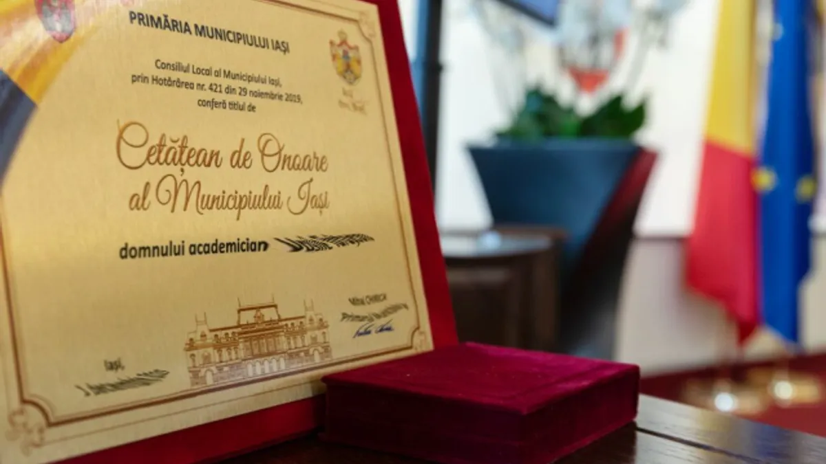 Cetățenii de onoare se înmulțesc accelerat (sursa: ziaruldeiasi.ro)