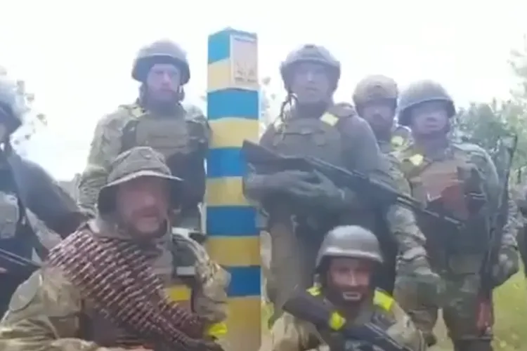 Forțele ucrainene ajung la granița de lângă Harkov (sursa: Captura video)