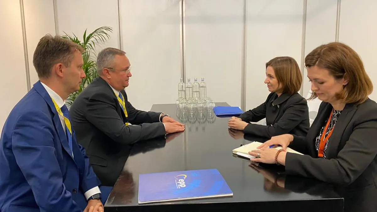 Moldova va cumpăra energie electrică din România Foto: Twitter Nicolae Ciucă