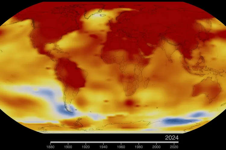 2024, anul record al temperaturilor ridicate (sursa: nasa.gov)