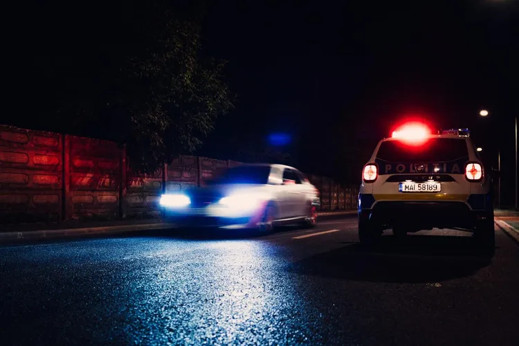 Tânăr drogat, amenințări cu pistolul, noaptea (sursa: Facebook/Poliția Română)