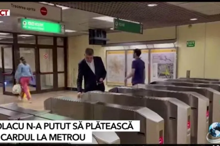 Haos în metroul lui Grindeanu Foto: captură video