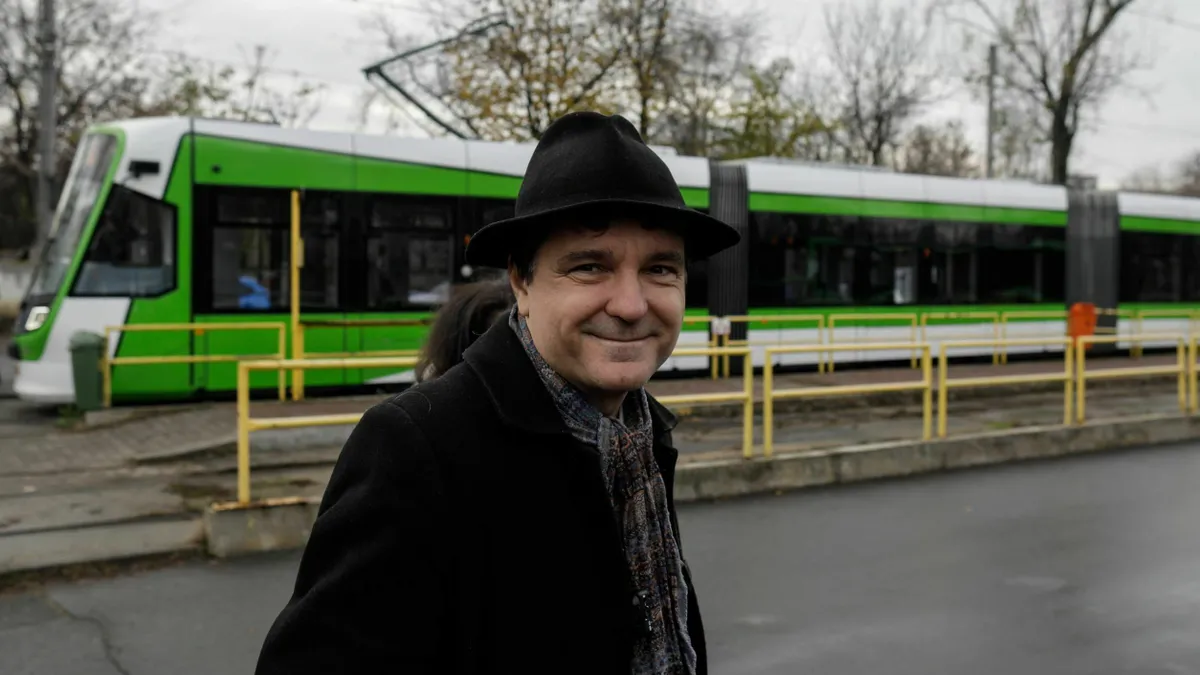 Primele tramvaie Astra Imperio au început să circule în București  Foto: Inquam/ Octav Ganea