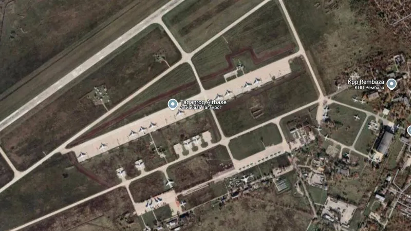 Rusia acuză atac ucrainean cu ATACMS (sursa: Google Maps)