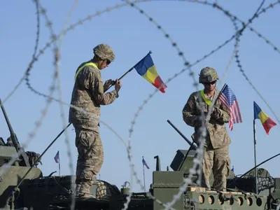 Convoaie cu tehnică militară americană intră în România Foto: Facebook M.Ap.N