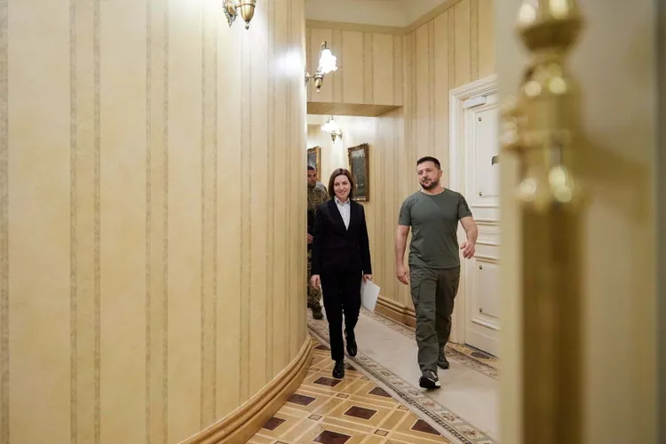 Moldova nu a permis trupelor ruse să intre pe teritoriul său Foto: Facebook Maia Sandu