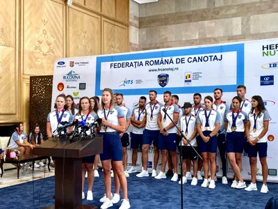 David Popovici stârnește gelozii printre canotoare (sursa: Facebook/Federația Română de Canotaj)