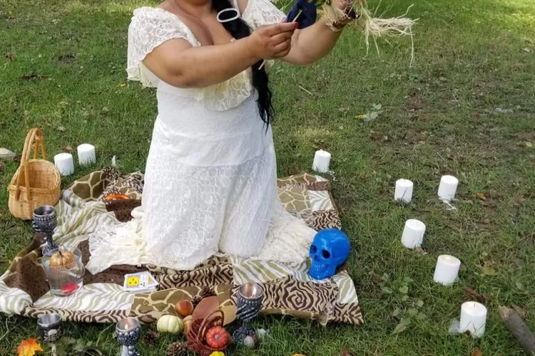 Vrăjitoarea Melissa a făcut „cel mai puternic ritual pentru Călin Georgescu” Foto: Facebook