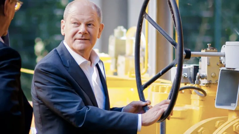 Ucraina ar exporta electricitate în Germania (sursa: Facebook/Olaf Scholz)