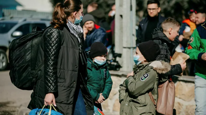 Românii, ajutor pentru refugiații ucraineni. Sursă imagine: Inquam Photos / Paul Ursachi
