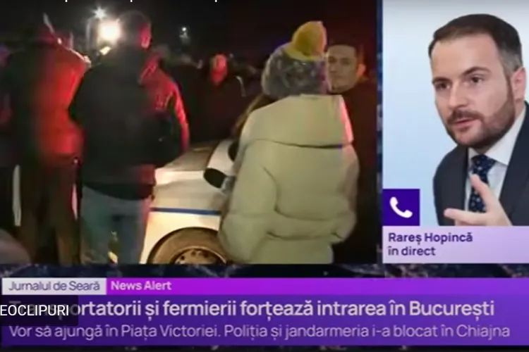 Gafă epică la Digi 24 Foto: Captură video 