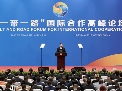 Belt and Road Forum in 2017 (source: brookings.edu)