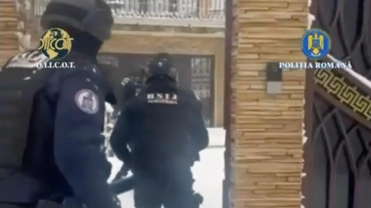 Interlopul Ghenosu și gruparea sa, percheziționați de DIICOT (sursa: DIICOT)