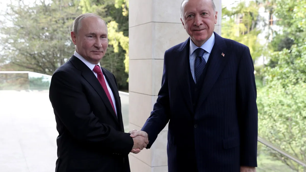 Erdogan, pro-Putin la Marea Neagră (sursa: kremlin.ru)