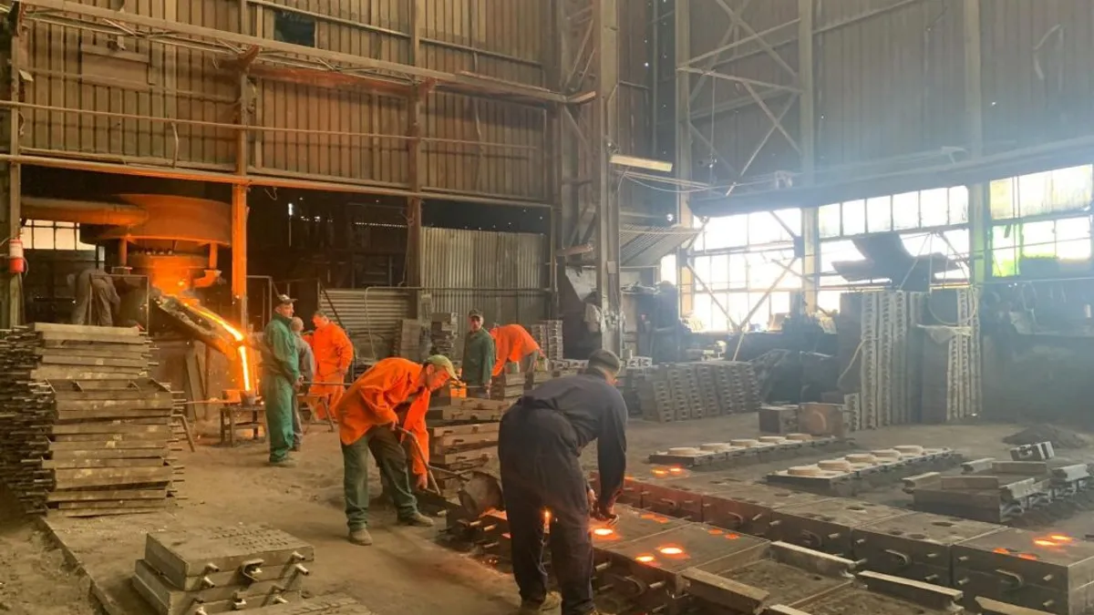 Turnătoria de fontă de la 1900 (sursa: ziaruldeiasi.ro)