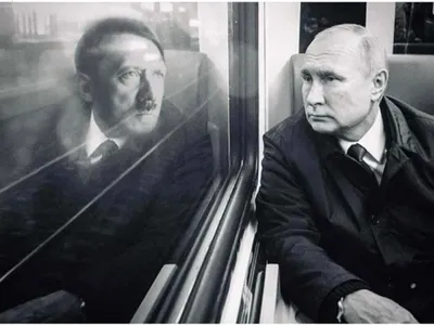 Putin trebuie să aibă soarta lui Hitler Foto: Twitter Business Ukraine Magazine