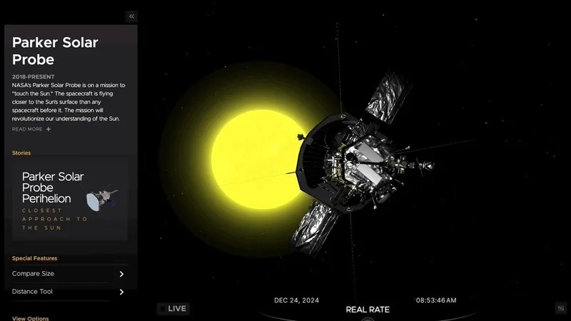 Sonda Parker, apropiere istorică de Soare (sursa: Facebook/NASA - National Aeronautics and Space Administration)